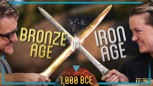 “Forged Iron Sword vs. Cast Bronze Sword”